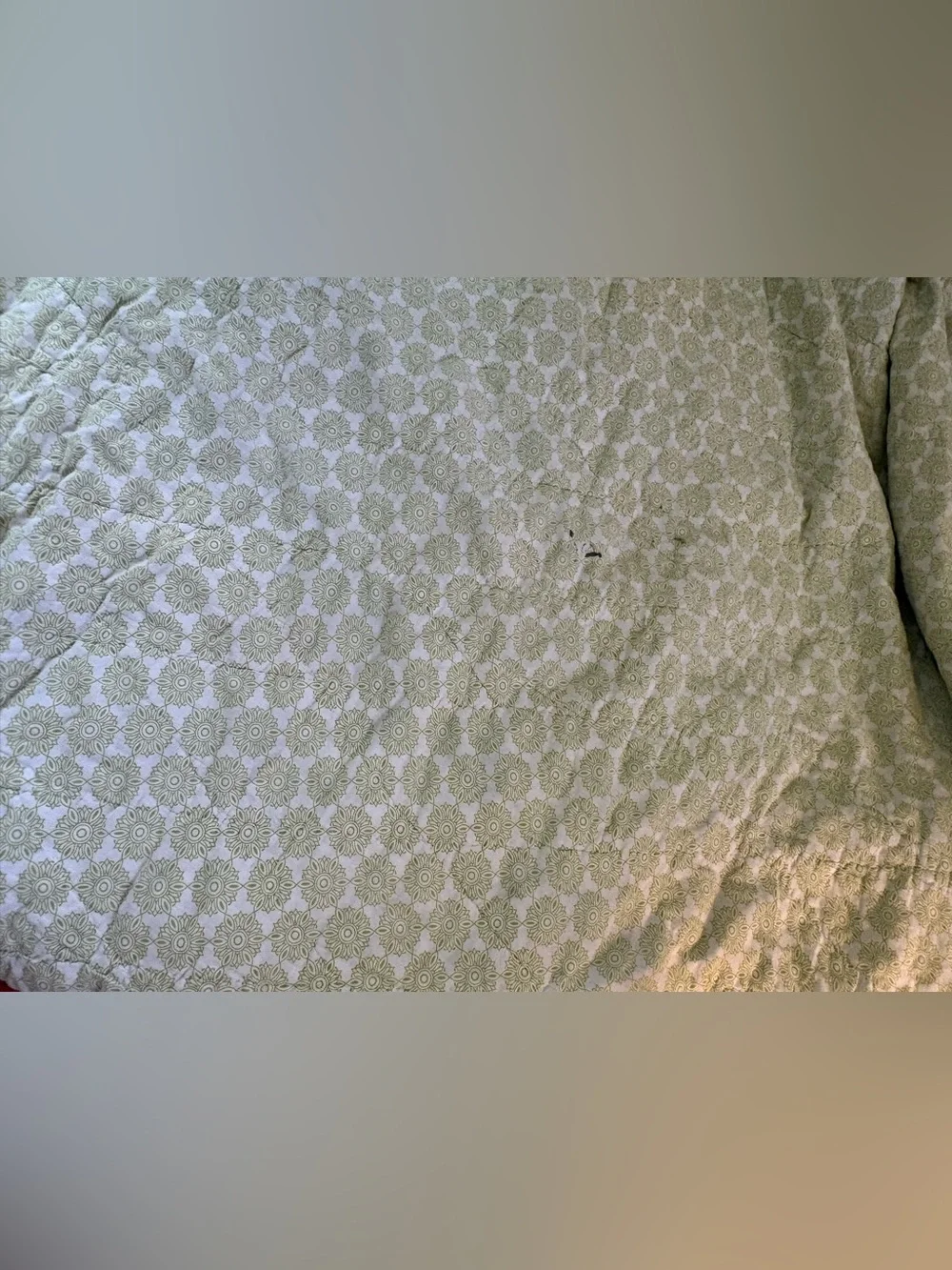 A.P.C. / SEMIOLOGIE rare vintage quilt Colour Triangles